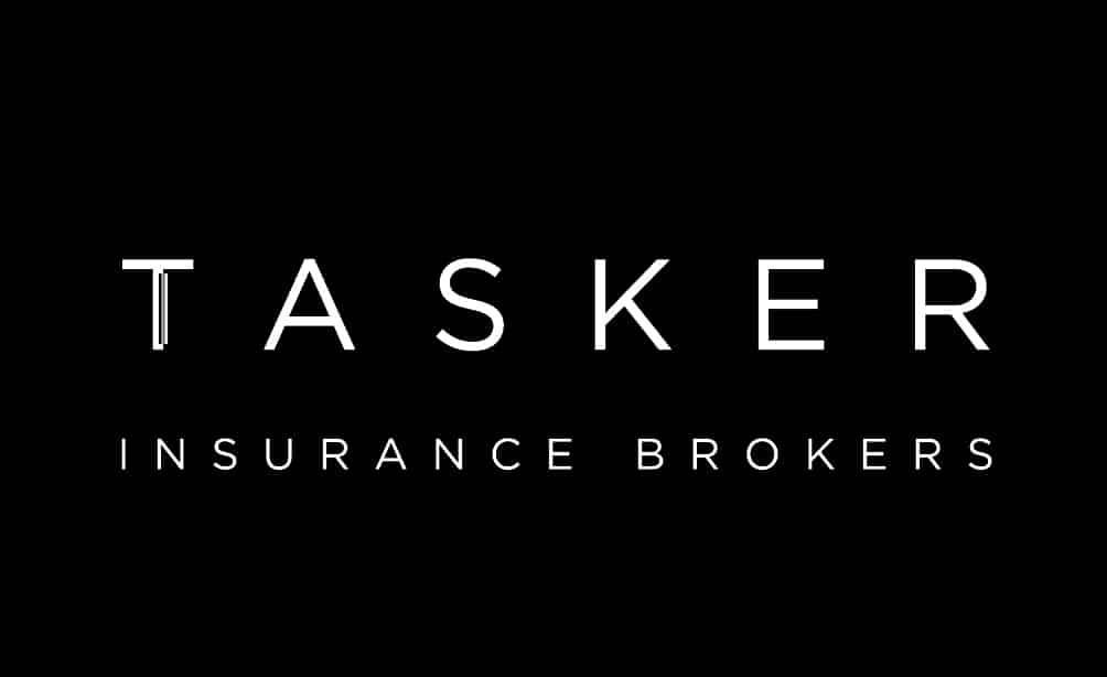 Tasker Insurance Brokers logo BLACK
